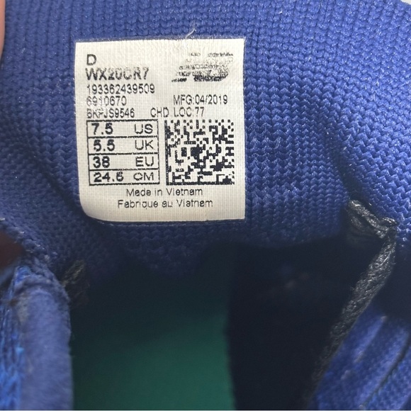 Women's New Balance Minimus Cross Training Blue Knit Zero Drop Running 7.5 - Picture 10 of 10